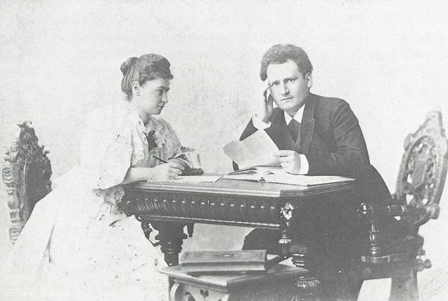 Marie und Arthur Pfungst im jungen Erwachsenenalter