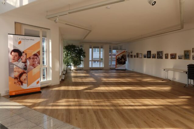 Blick auf den Veranstaltungsbereich